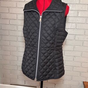 Quilted Black Vest, Never Worn